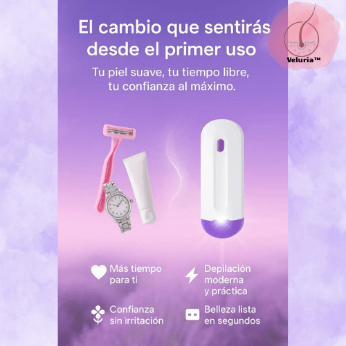 Veluria™ – Depilación rápida y sin dolor desde casa