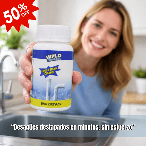 Wild Tornado Polvo Limpiador De Drenaje