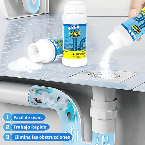 Wild Tornado Polvo Limpiador De Drenaje