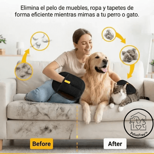 PelusFree™ Elimina el pelo de tu mascota en segundos