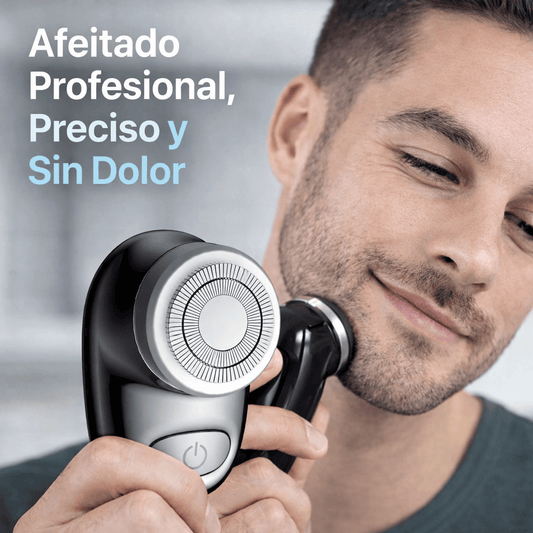 Mini Afeitadora Portátil Recargable - Afeitado Profesional, Preciso y Sin Dolor