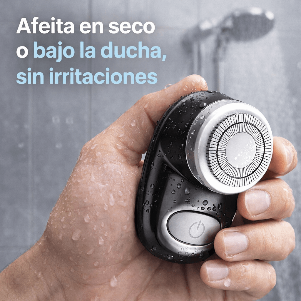 Mini Afeitadora Portátil Recargable - Afeitado Profesional, Preciso y Sin Dolor