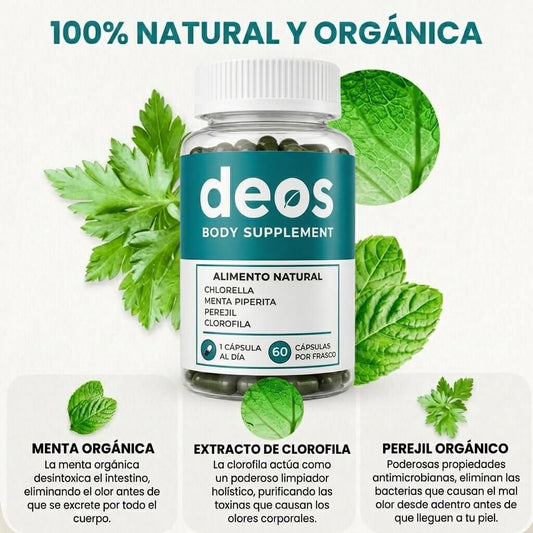 DEOS DESODORANTE INTERNO NATURAL  60 capsulas