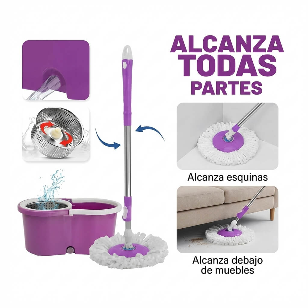 SpinClean Pro - Limpieza sin esfuerzo