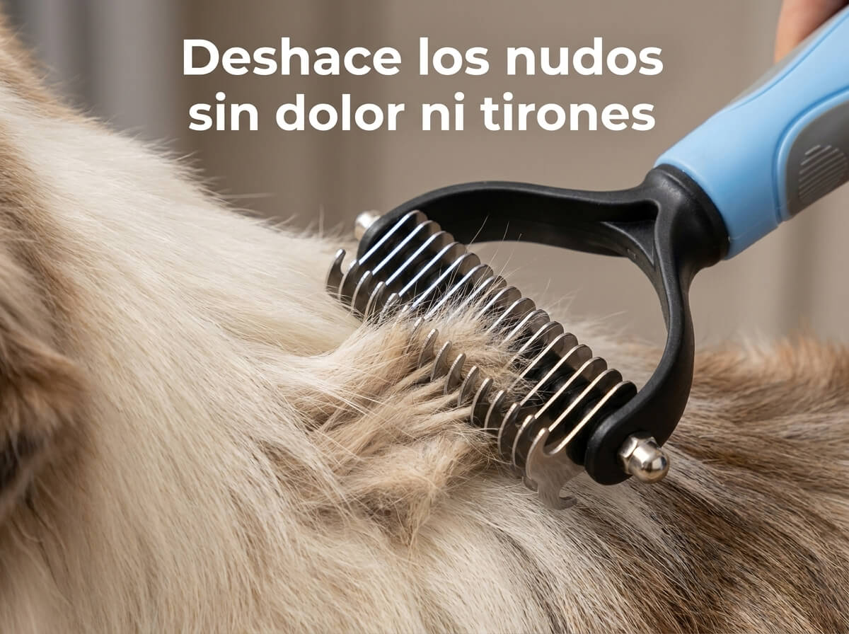 DualPet – Desenreda y saca el subpelo sin tirones