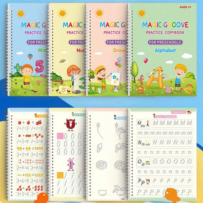 Trazo Mágico – Su letra mejora sin peleas ni goma - Set Cuaderno Magic Caligrafía