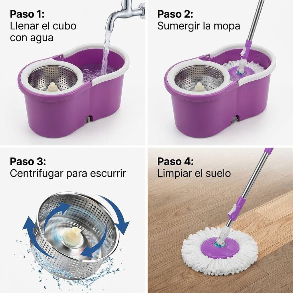 SpinClean Pro - Limpieza sin esfuerzo
