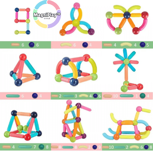 MagniPlay™ Juguete de bloques magnéticos 36 PCS