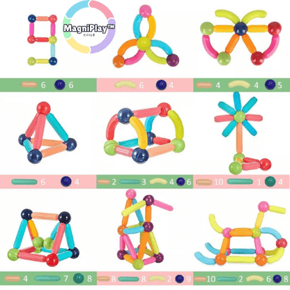 MagniPlay™ Juguete de bloques magnéticos 36 PCS