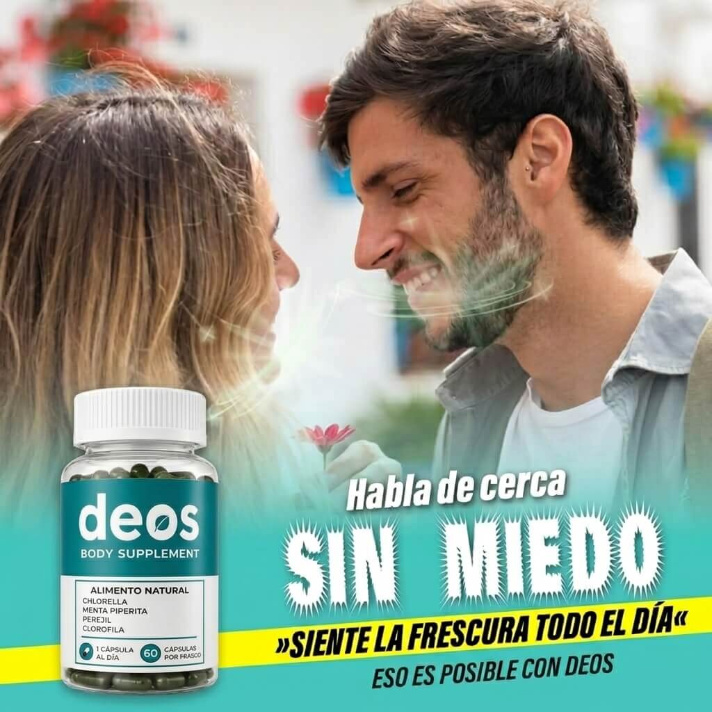 DEOS DESODORANTE INTERNO NATURAL  60 capsulas